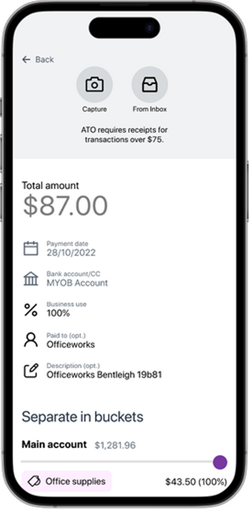 Step 2: Ledger record