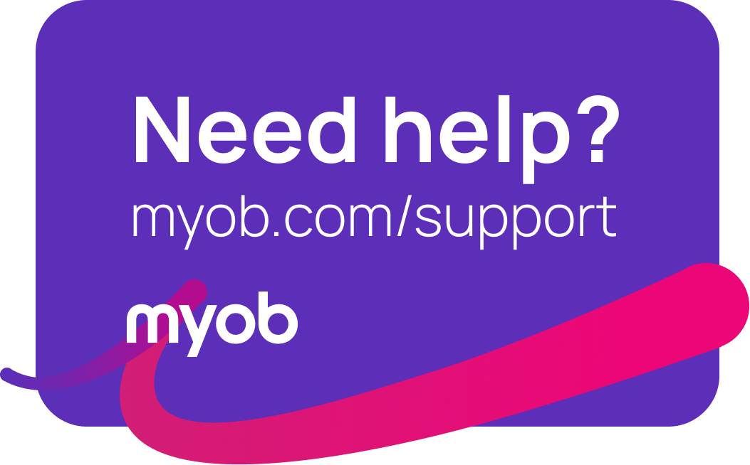 Support at MYOB portal and signature mockups